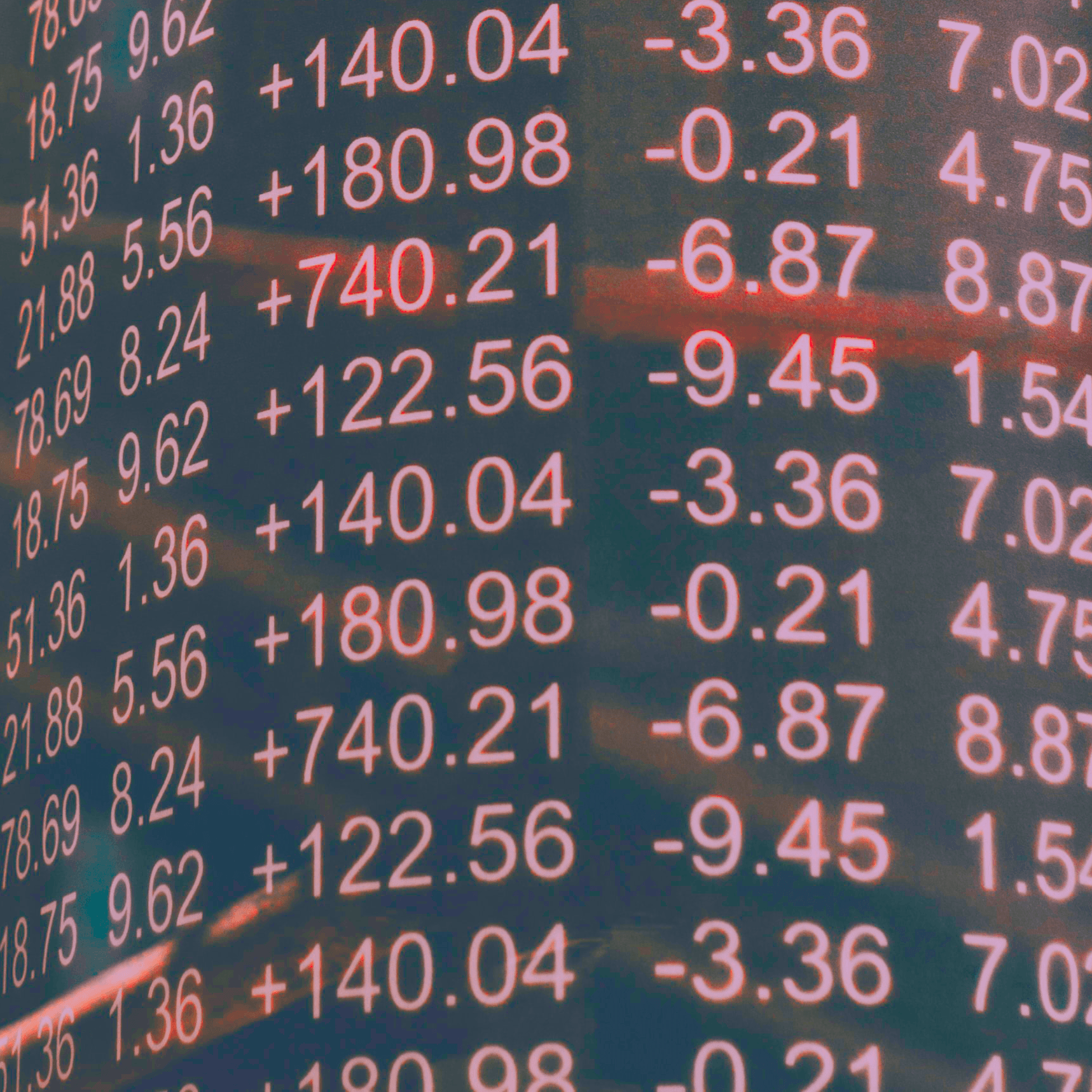 Financial figures.
