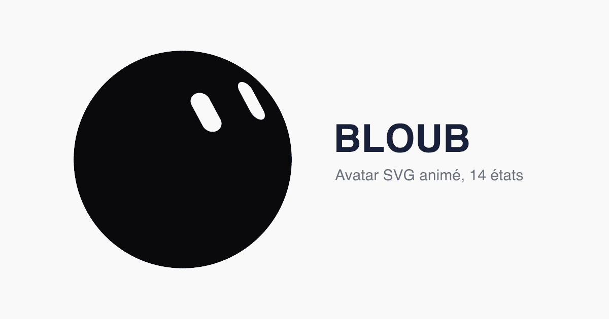Bloub remakes the x.ai bot avatar in SVG