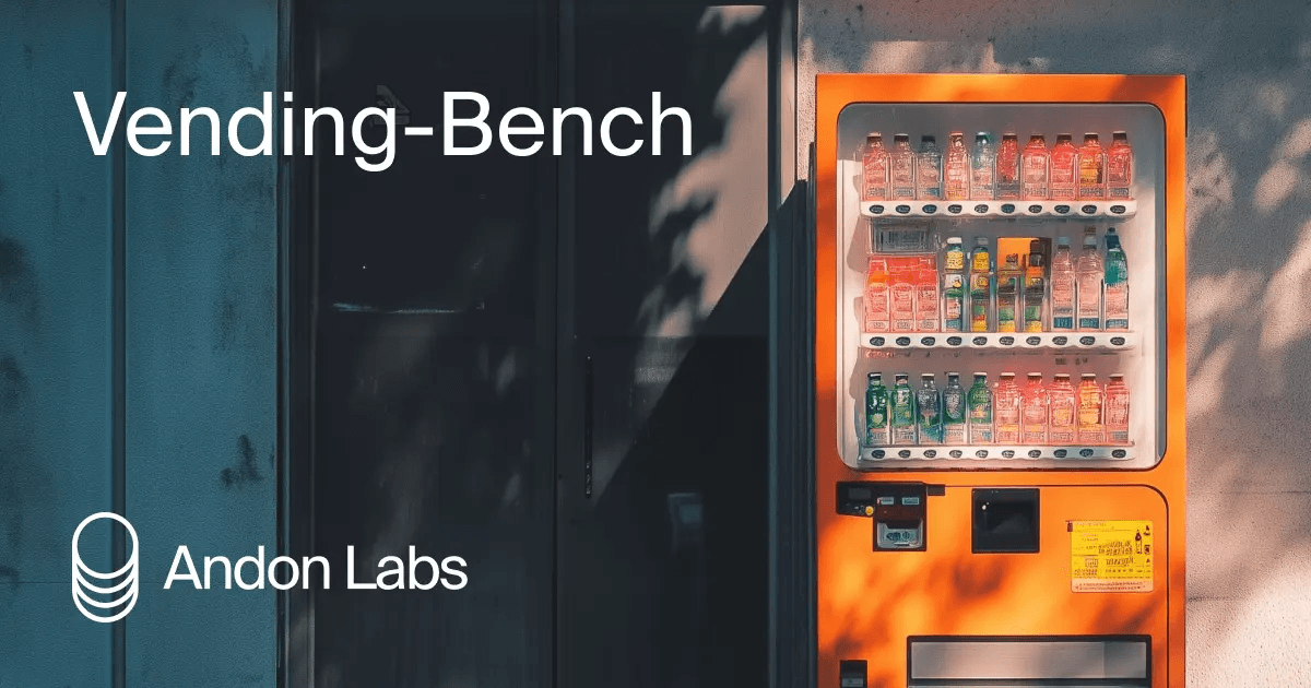 A vending machine is a long-horizon eval